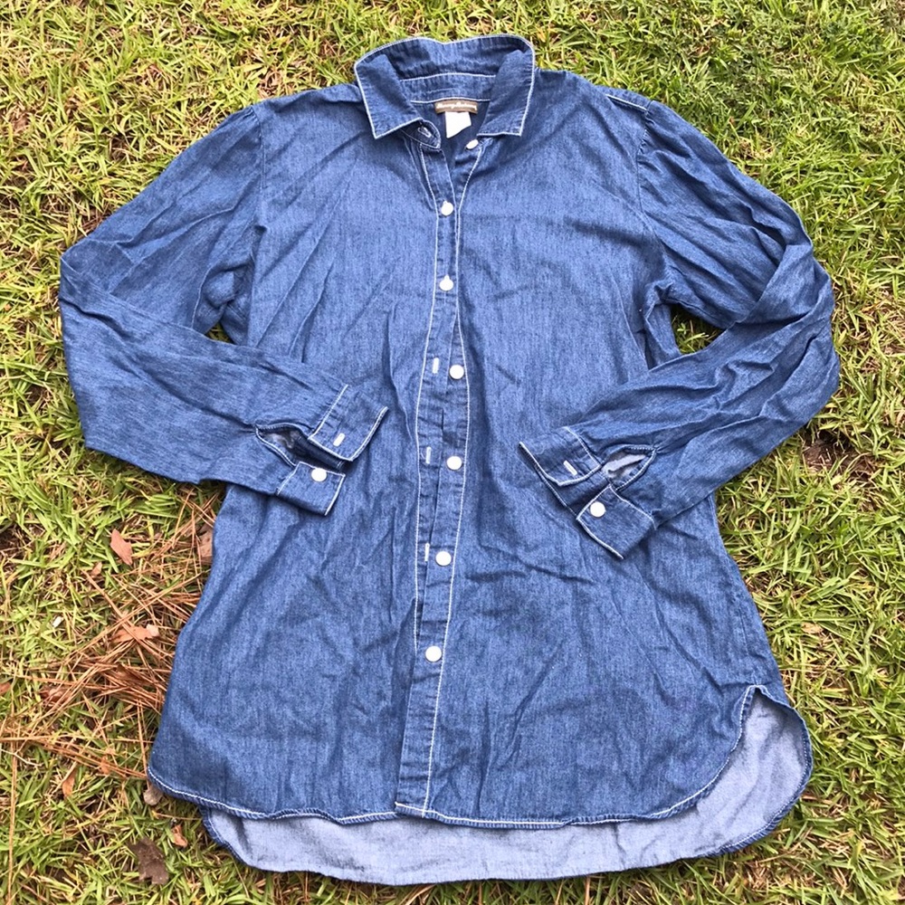 Tommy Bahama jean cotton shirt Sz L